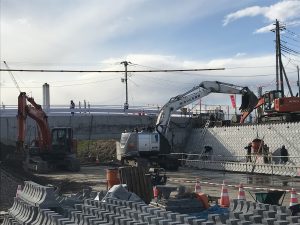 土木工事　総Ⅰ徐）河川改修工事（新河岸川築堤護岸工）　埼玉県富士見市