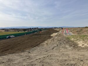 土木工事　R5利根川右岸上新郷堤防強化工事　埼玉県羽生市