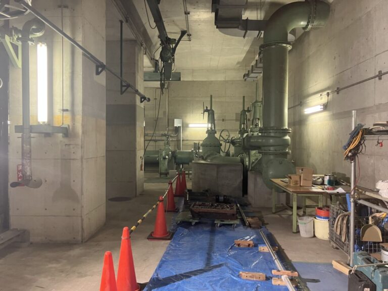 耐震補強工事　東越谷第一ポンプ場土木耐震補強工事6-3　越谷市