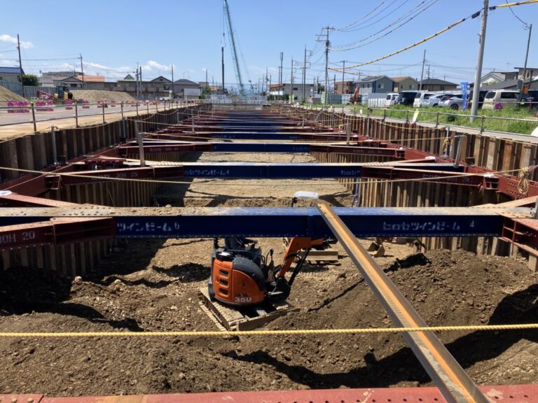 土木工事　原郷上野台線街路築造工事　埼玉県深谷市