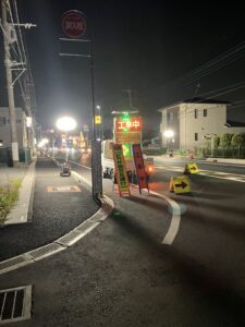 舗装工事　4014バリアフリー安全対策工事　埼玉県八潮市